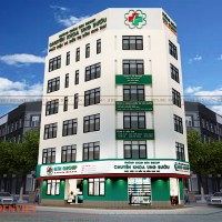 Thiết kế phòng khám ung bướu QTN Group 456m2 – Hà Nội